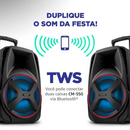 Caixa de Som Mondial Connect Power Plus CM-550 Bluetooth Amplificada 550W USB