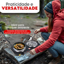 Mini Fogão Fogareiro Elétrico Portátil 2000w 110v Ou 220v Até 600 °c 2 Bocas Linha Premium