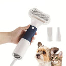 Secador com Escova 3 em 1 para Pets Banho Secagem e Escovação